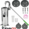 Pompa de apa manuala din inox BladePRO®, kit complet cu garnituri, banda teflon, conector si adaptor furtun, extractie pana la 10 m