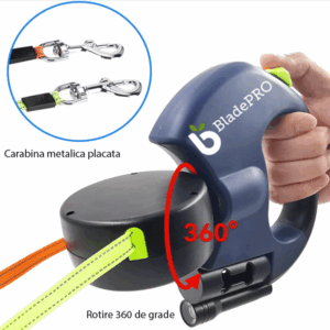 lesa retractabila dubla caini BladePRO DualFlex 360
